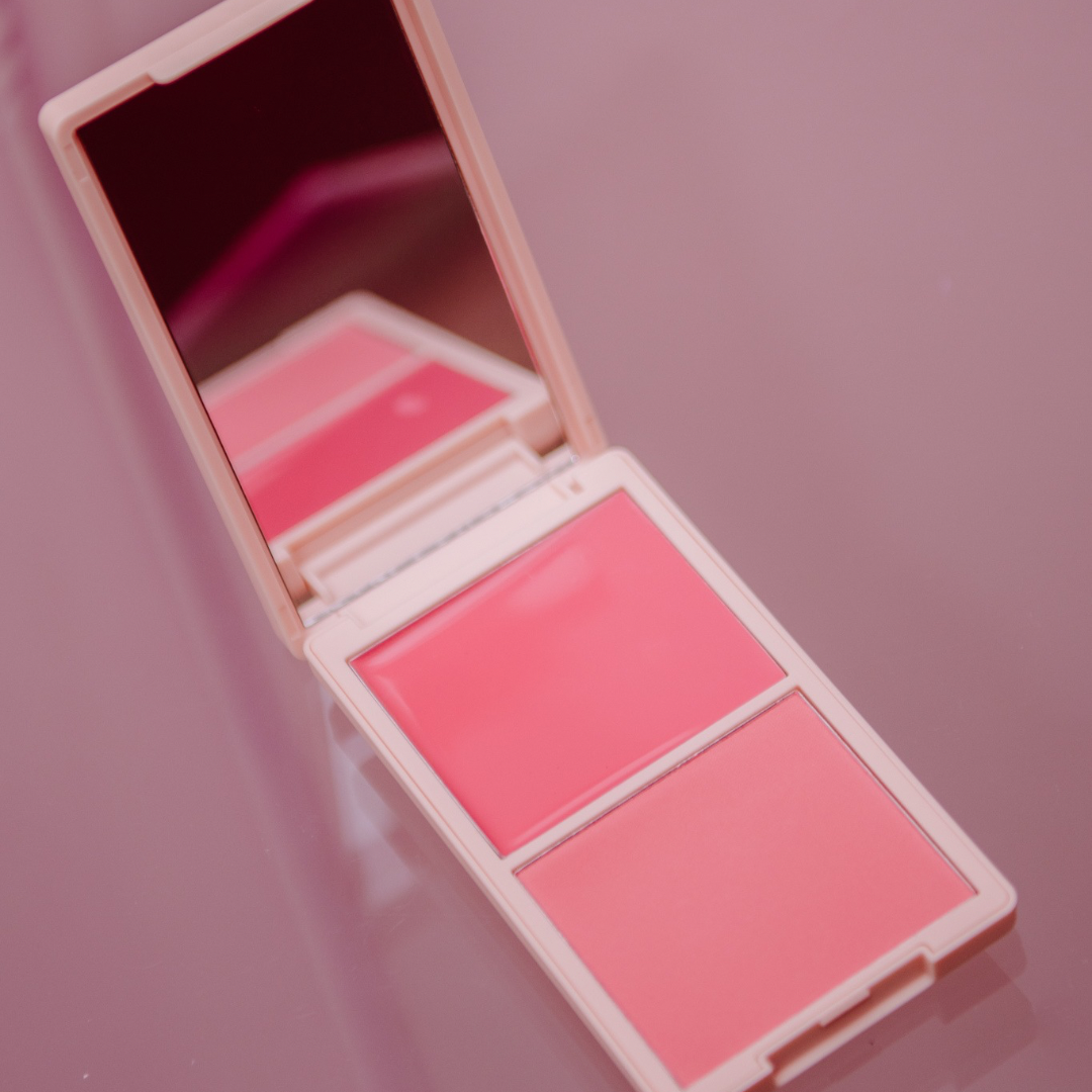 Cream & Powder Blush set