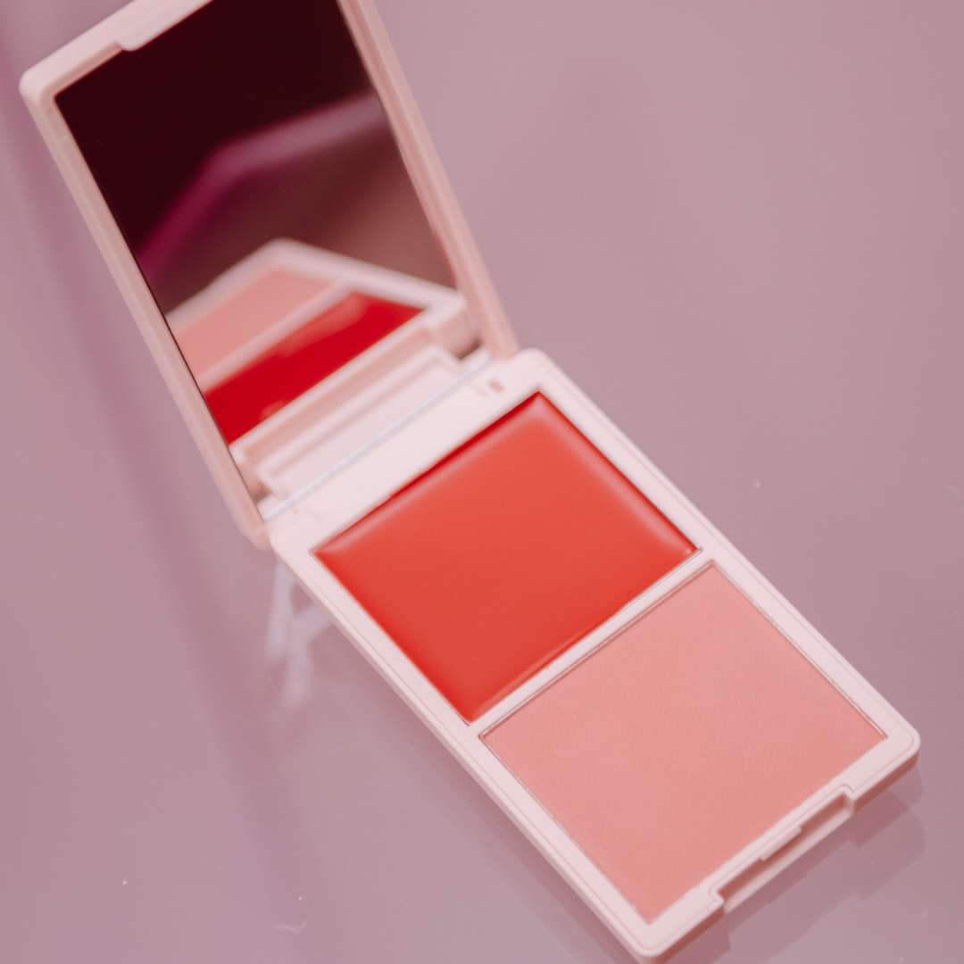 Cream & Powder Blush set
