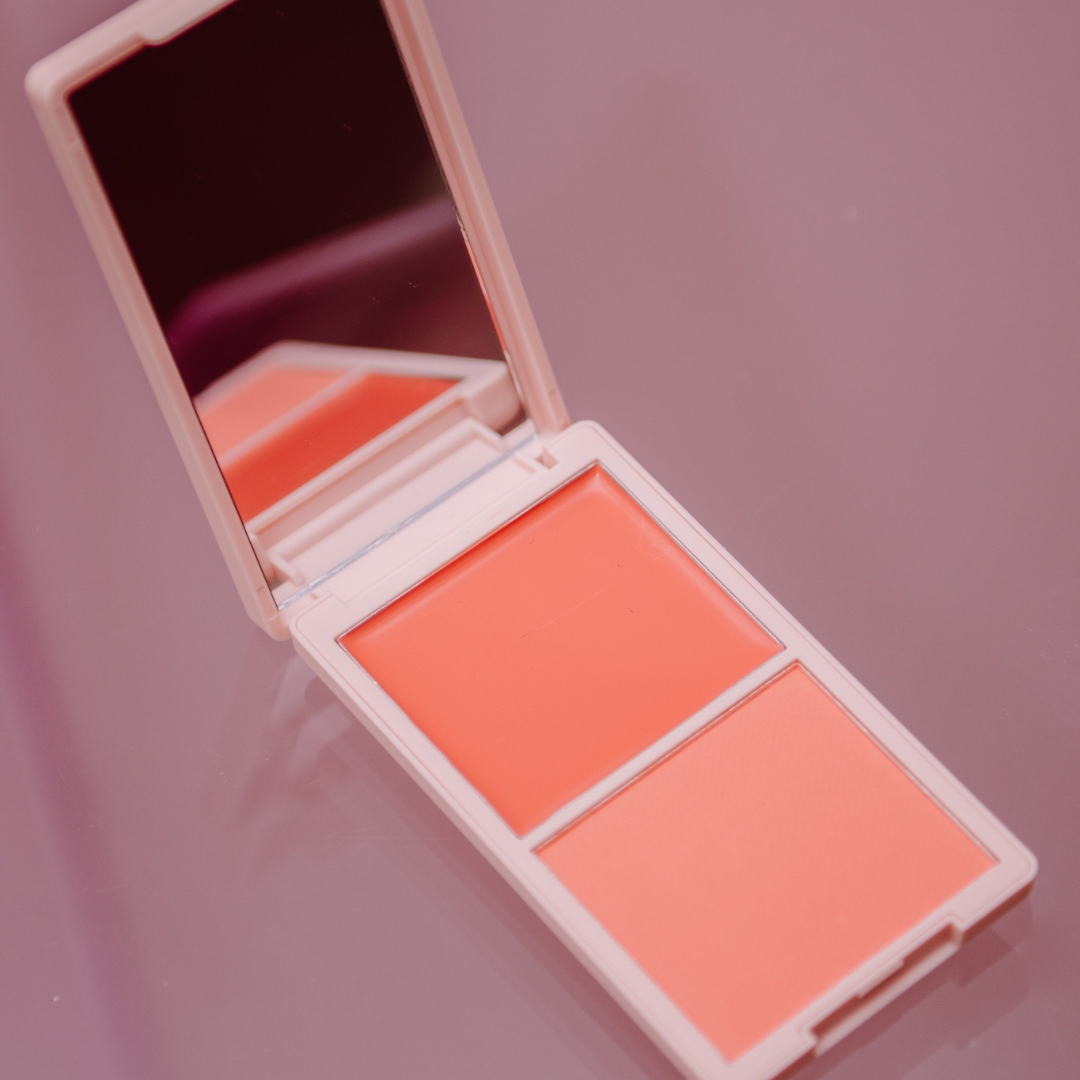 Cream & Powder Blush set